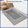 Minimalist Square Absorbent Diatomaceous Earth Bath Mat Non-Slip Toilet Entryway Mat