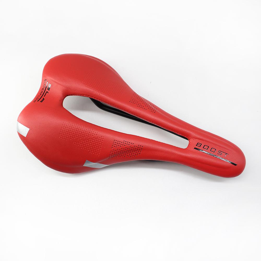 Bicycle Saddle Road Bike Mtb Comfortable Seat Mat Hollow Bike Saddle Breathable Versatile Lightweight Leather Cycling Saddle