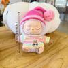 T-shirt and Hat Sitting Labubu Time Cloth 17cm Plush Dolls Clothes  Cotton Doll Accessories