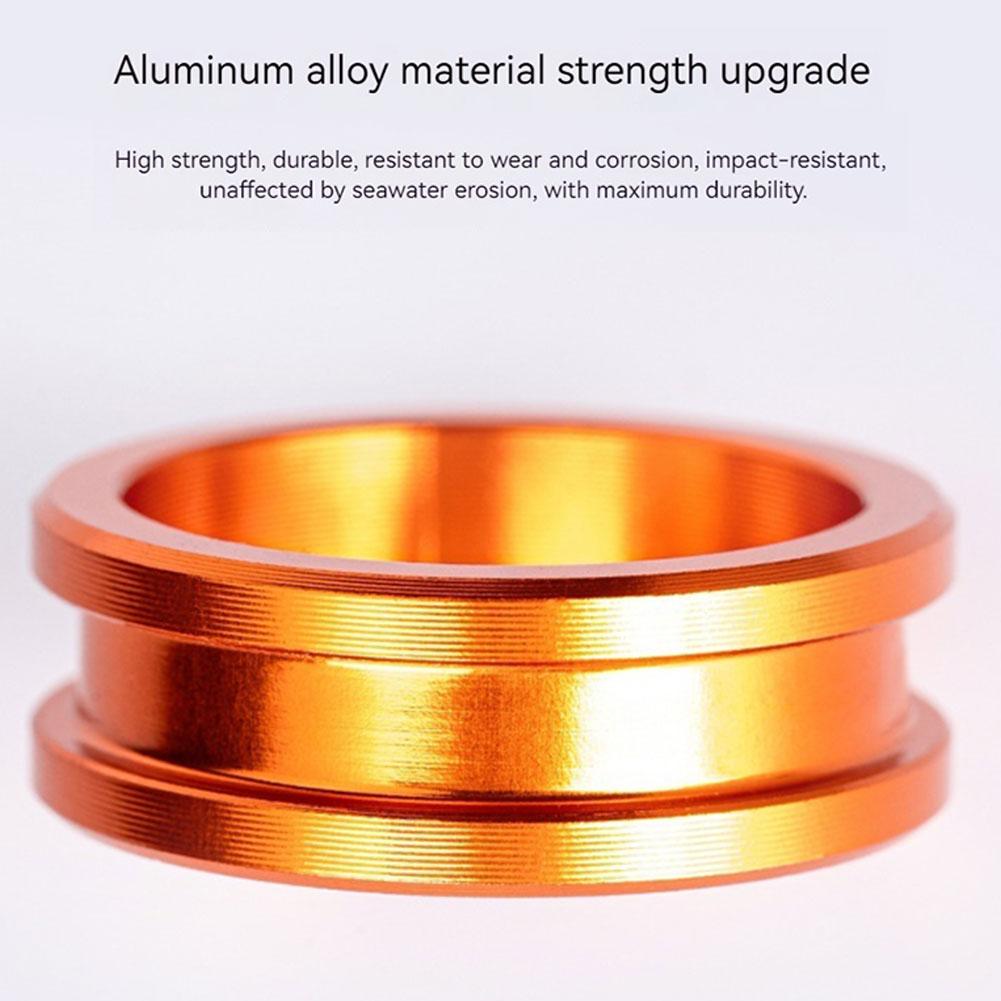 1pc/2pcs Aluminum Alloy Ring Anti-Slip Portable Line Pull Loop Fishing Lines Dragger Ring Fishing Accessories