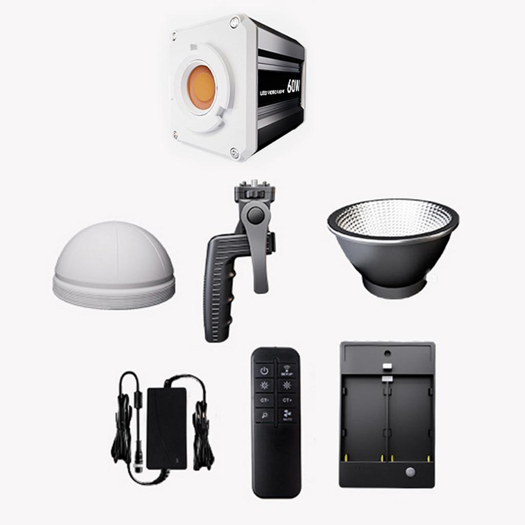 Studio Light 60W 2800K 6800K Color Temperature LED Studio Light for Photography Live Recording