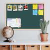 ArtzFolio Greys Family Dark Slate Gray Colour | Bulletin Board Notice Pin Board | Vision Soft Board Combo with Thumb Pus