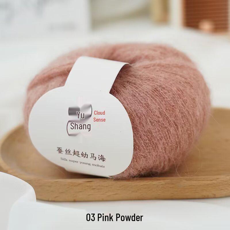 Silke Baby Alpaca Ullgarn 20g Nøste for Strikking Hekling - Lettvekt for Vår- og Høstyttertøy, Gensere og Skjerf