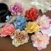Korean Style Rose Hairpin Bohemian Style Girl Hair Clip Sweet Simulation Flower Hair Clip  Summer