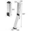 Kick Down Door Stop Adhesive or Screw Easy Install Door Stopper Keep Door Open