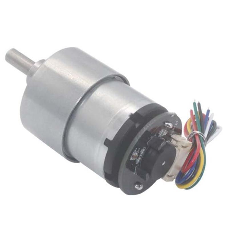 JGB37 520B Encoder Gear Motor DC 6V 12V High Torque Forward And Reverse Hall Encoder Electric Micro Metal Gear Reduction Motor