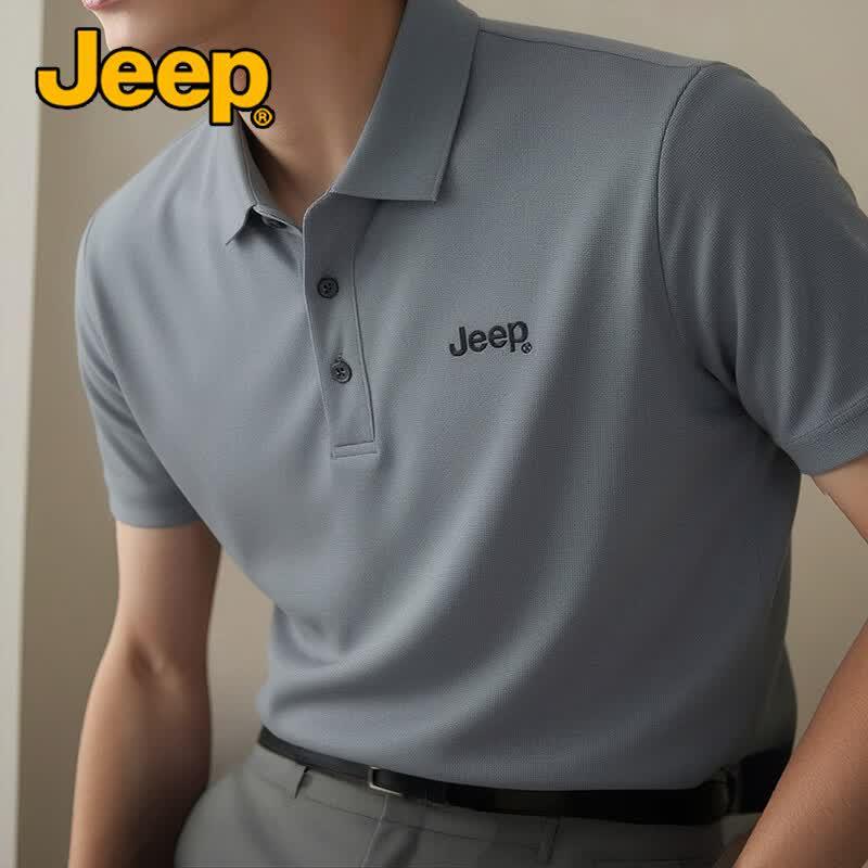 JEEP Men s Cooling Quick-Dry Polo Shirt 2XL