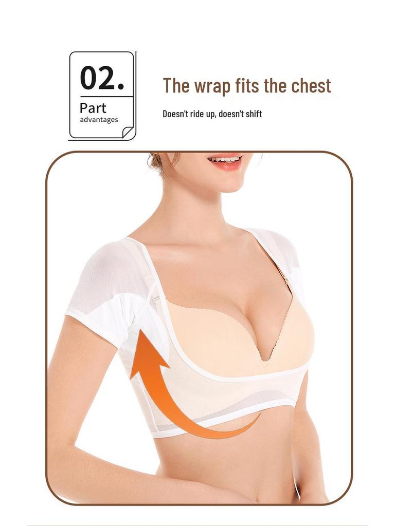 Washable Mesh Vest with Sweat-Absorbing Armpit Pads - Sweat-Proof and Lightweight
