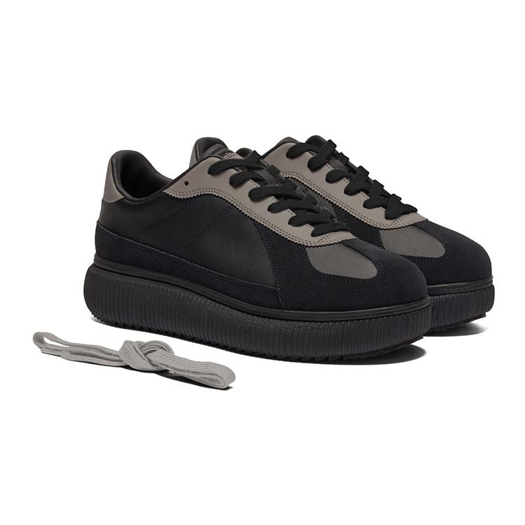 ONITSUKA TIGER Delecity Fashion Versatile Wear-Resistant Height Increasing Low-Top Casual Shoes Unisex Sneaker Black Gray 1183B874-001