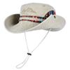 Summer Panama Bucket Hat Men Women 2026 Embroidered Bob Cap Outdoor Wide Brim Beach Sun Hat Vintage Fisherman Hats Visor Cap