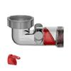 1 Piece Side Discharge Double Overflow Anti Odor Accessory Kitchen Sink Drain Check Valve For Anti-Blocking Sewer Tube