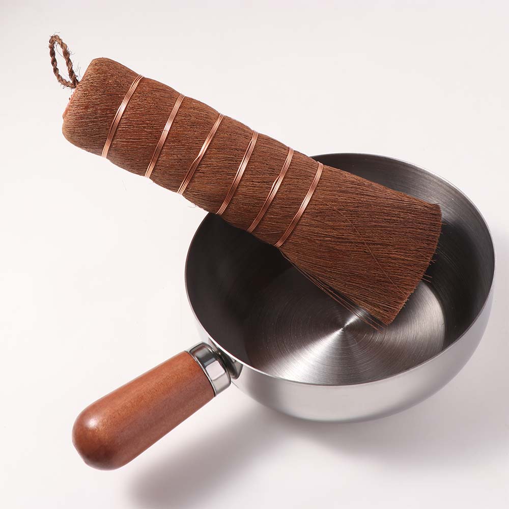 Soft Bristle Dishwashing Brush Non-stick Pan Cleaning Brush Useful Palm Washing Pot Brush  Plate