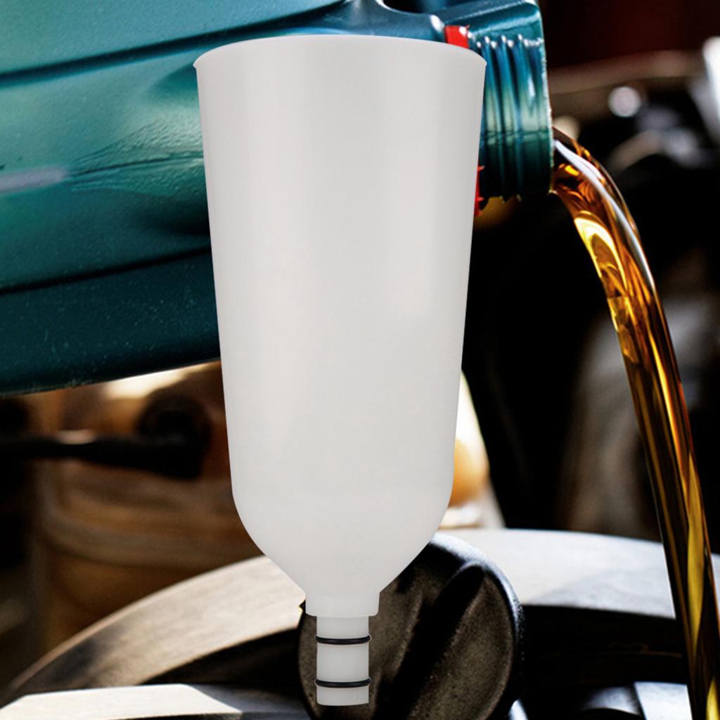 10 Stück Auto Motoröl Trichter Adapter Füllset Plus Schwenkbares Offset-Verlängerungsrohr Auto Van Werkzeug