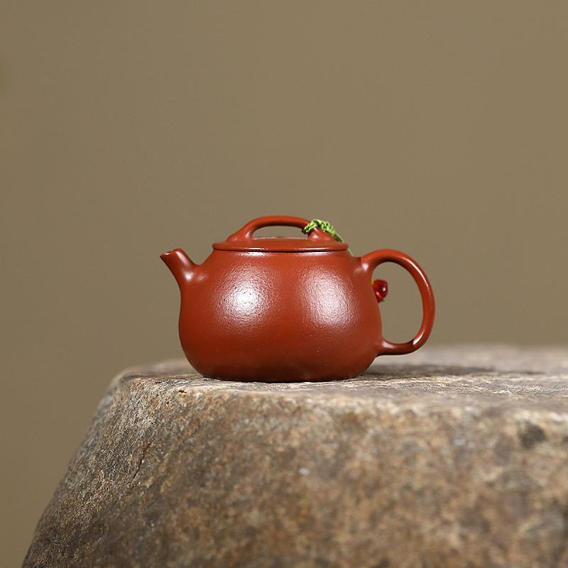 

100ml High-end Yixing Purple Clay Teapots Handmade Circular Tile Pot Raw Ore Zhu Mud Kettle Chinese Zisha Tea Set Tea Services