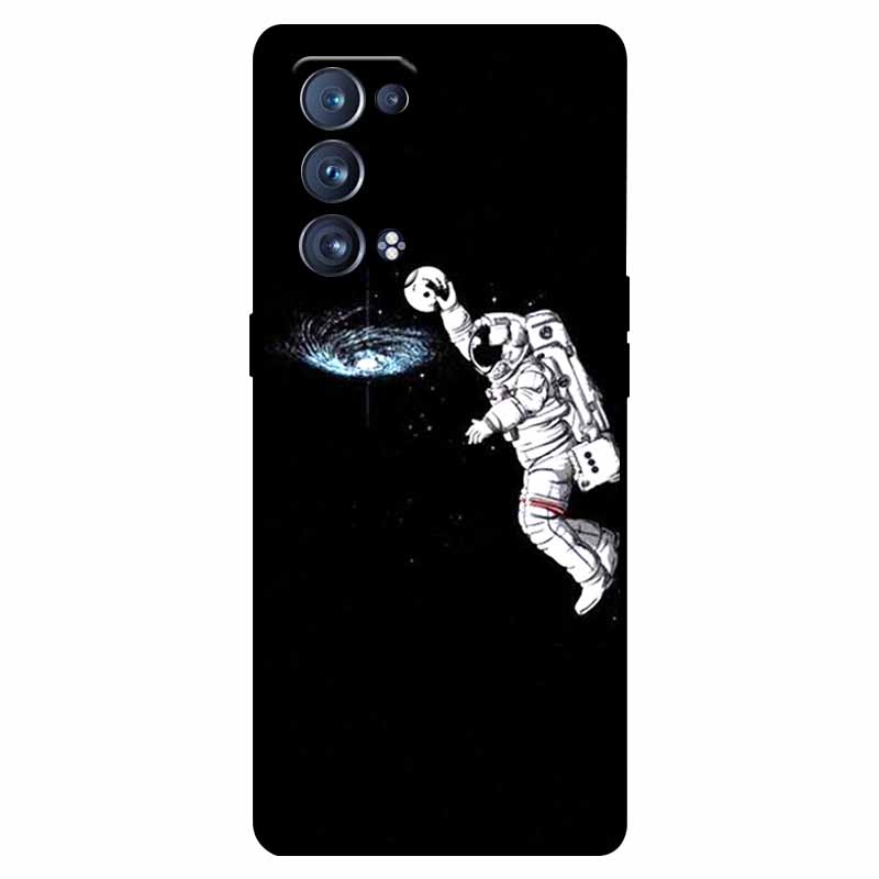 For Oppo Reno 6 Pro 5G Case Snapdragon Shockproof Soft Silicone TPU Back Cover For Oppo Reno 6 Pro CPH2247 Phone Cases Cute Capa