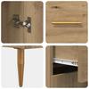Highboard Artisan Oak 69.5 x 34 x 180 cm Particleboard