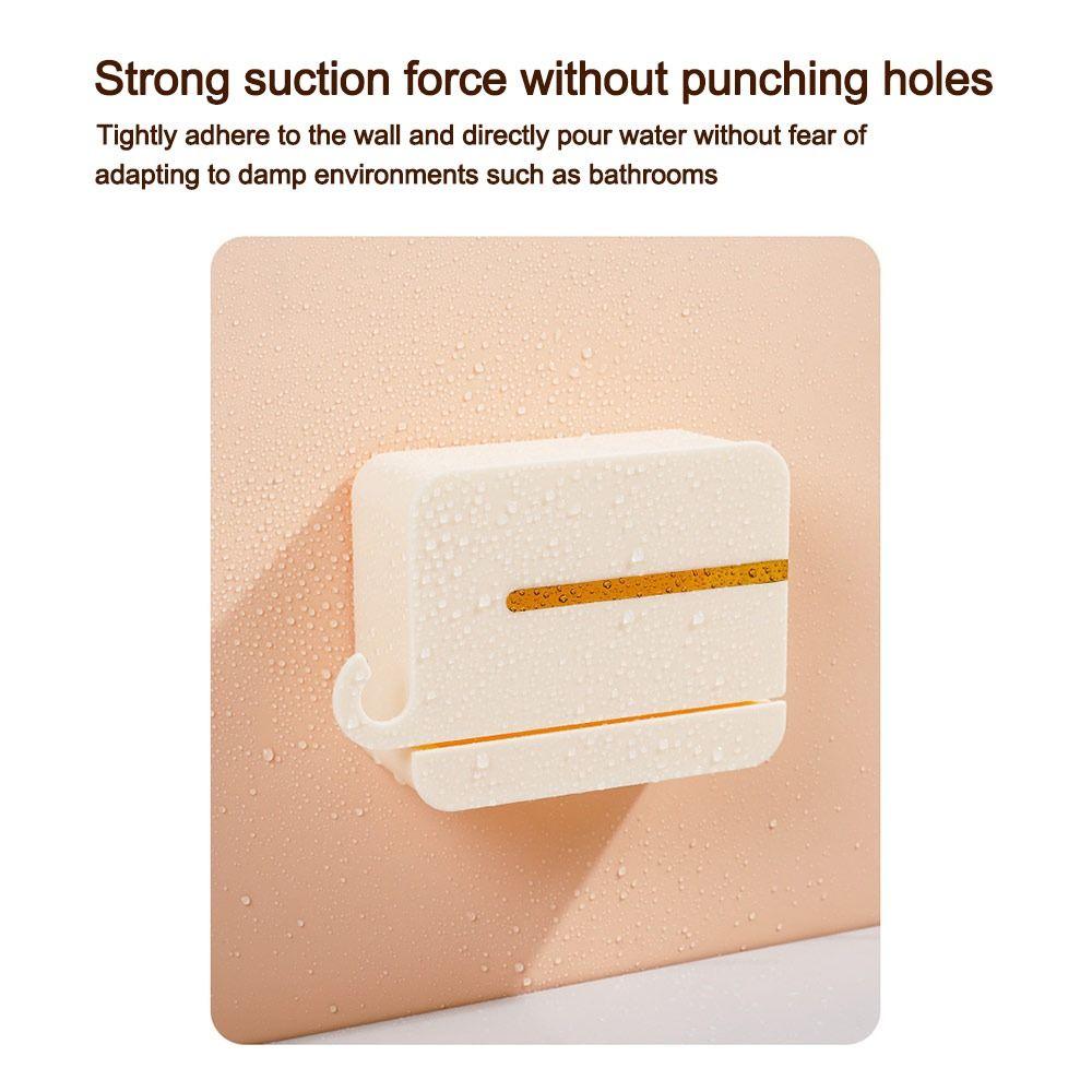 Sklopný držák na mýdlo Pouzdro na uskladnění mýdla bez vrtání Nová koupelnová odtoková mýdlenka Koupelnové doplňky