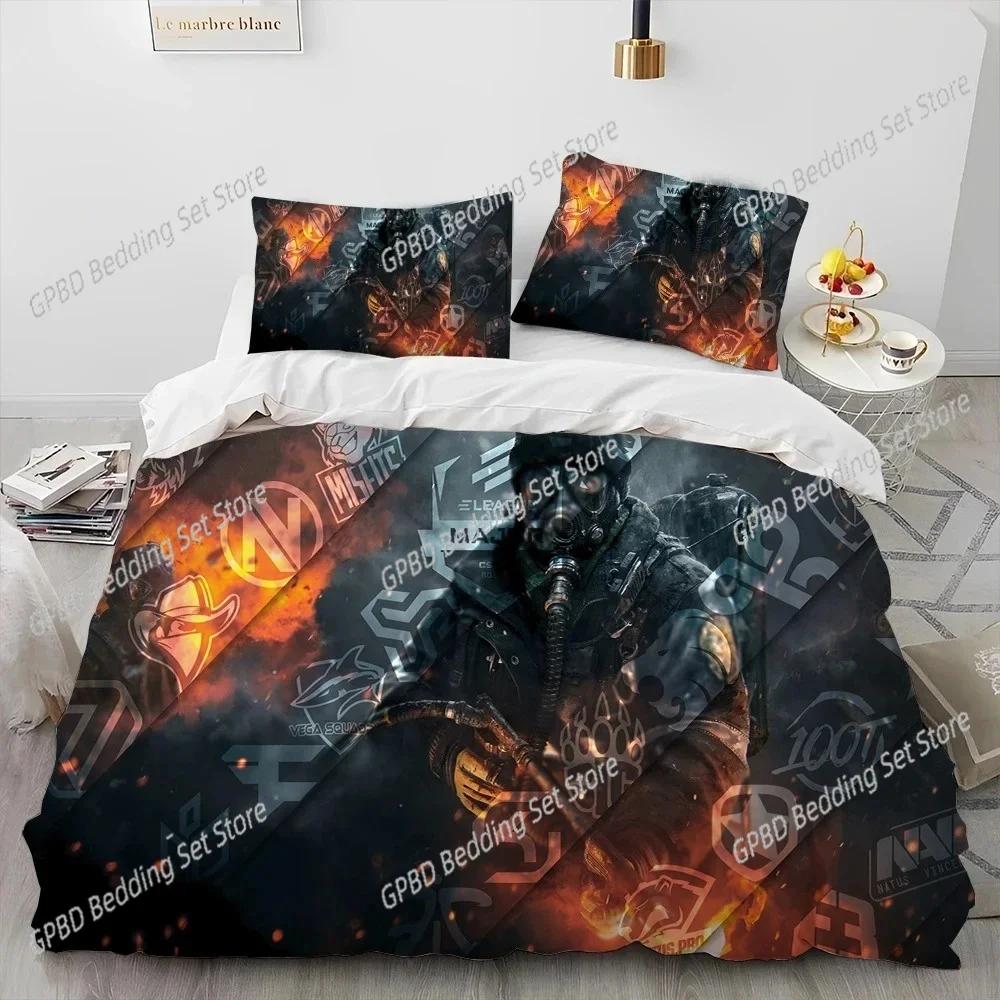Comforter Cs Go Game Gamer Counter Strike Bedding Set Bedroom Soft Modern S Comefortable And