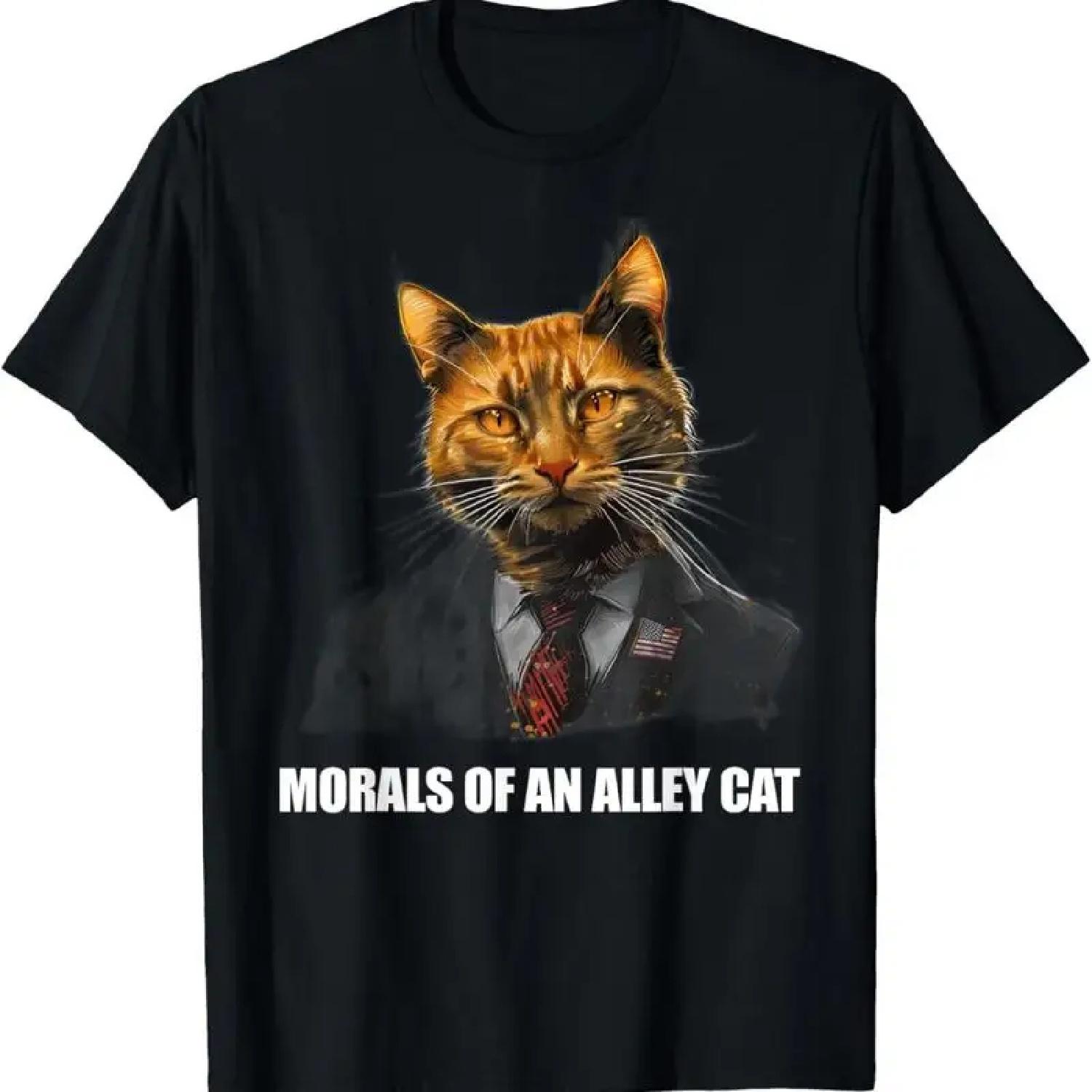 Funny Morals of an Alley Cat US 2024 Presidential Election T Shirt XXXXXL разноцветный