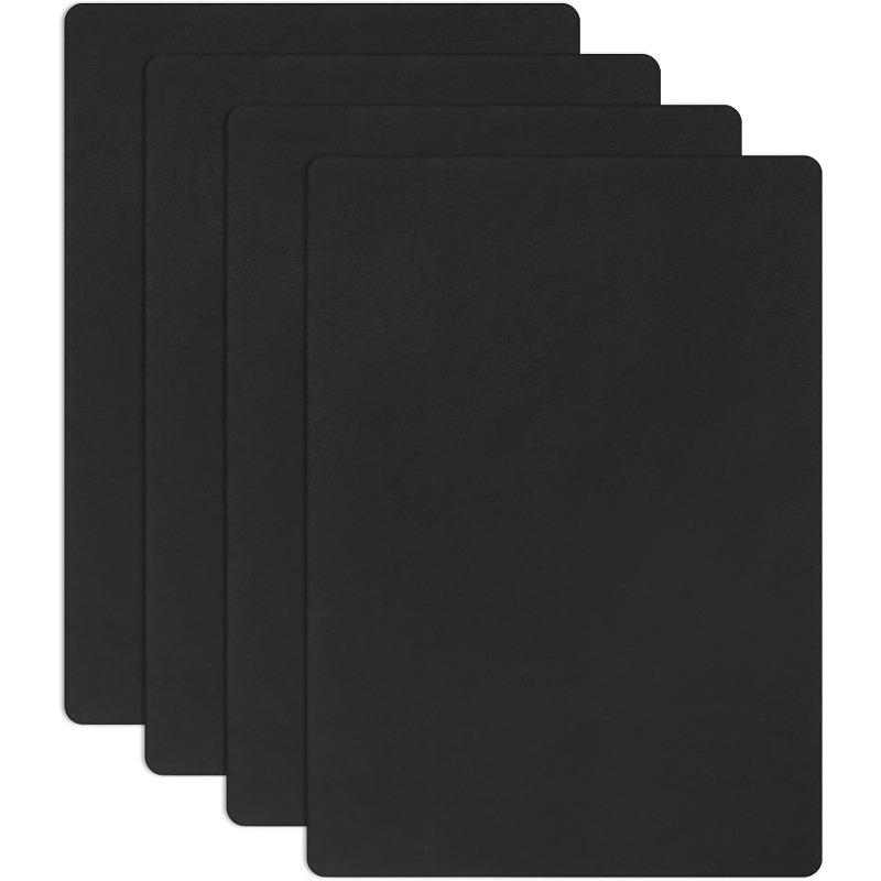 1 Stück Möbellederflicken, 50 * 68CM Lederreparaturflicken, selbstklebendes Reparaturset für die Reparatur von Autositzen (schwarz)