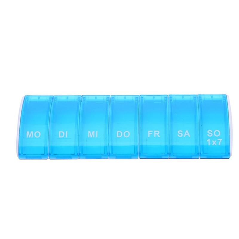 

Seven Days Medicine Box A Week 21 Boxes of Black Medicine Boxes Portable Plastic Boxes for Vitamins Medicine Fish Oils Organizer