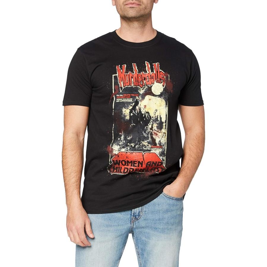 Murderdolls Men s 80s Horror Poster Short Sleeve T-Shirt S чёрный