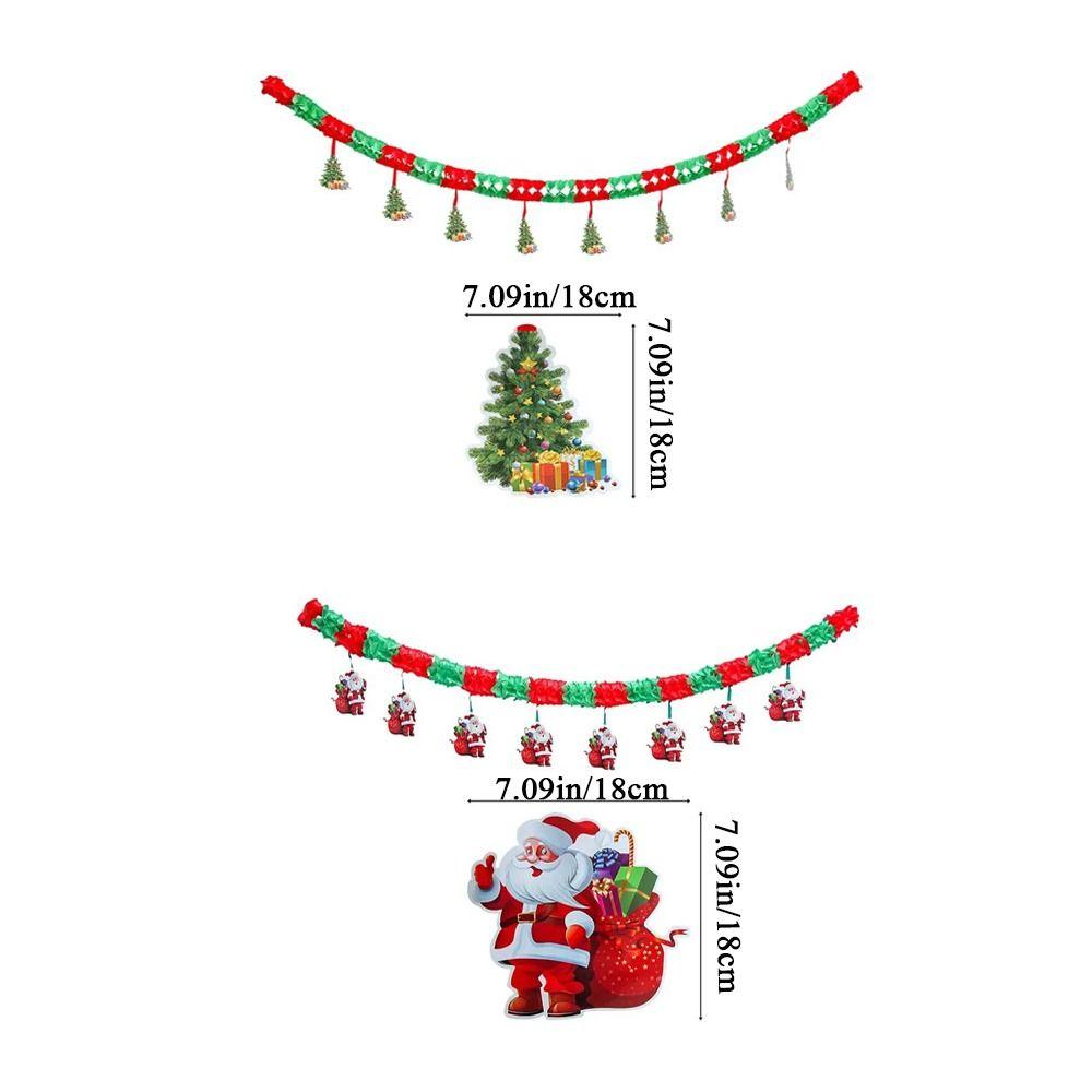 2,7 m Weihnachtsdecken-Layout-Flaggen Beeindruckende Dekorative Weihnachten Weihnachtsmann Banner Wandbehang Weihnachtsbanner Dekorationen
