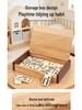 Children's Bamboo Domino Set - Educational Drawer Box Game for Parent-Child Interaction