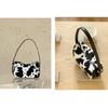 Shoulder Bag for Women Cow Print Clutches Purses Hobos Handbag with Zipper Closure Trendy Underarm Purses Commuting Bag