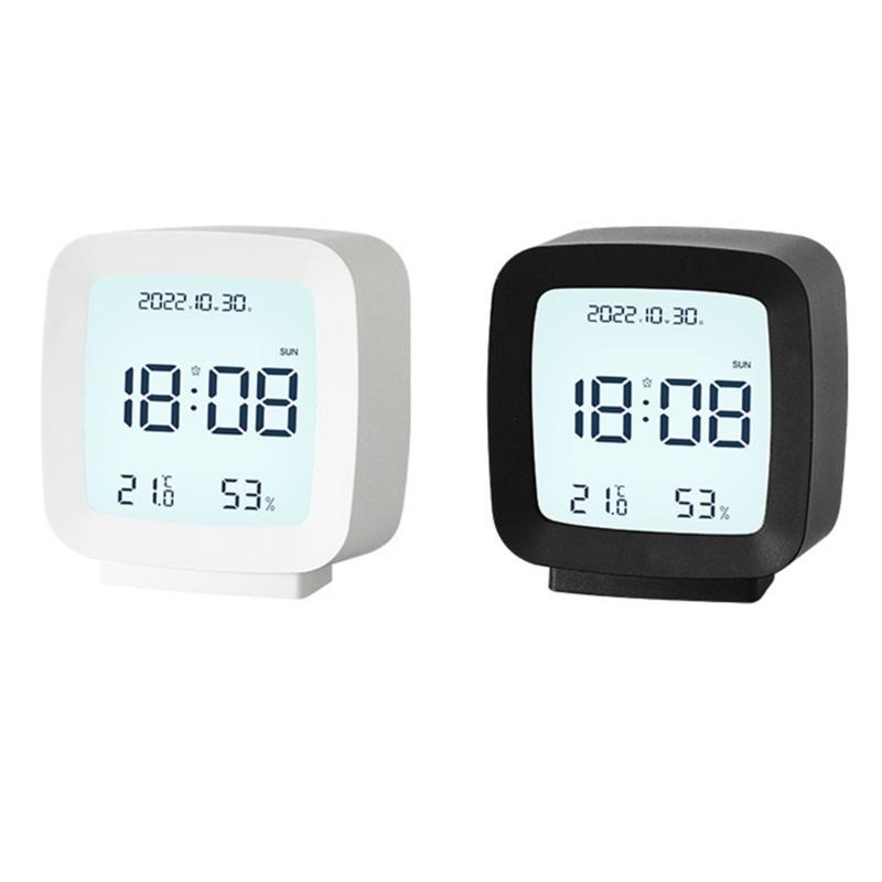 Modern Desk Digital Alarm Clock with Clear Digital Display Perfect for Home and Office Quiet Operation Alarm Clock