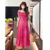 Women's Retro Print A-line Long Skirt - 2026 Summer Slim Fit