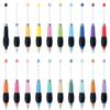60 Pcs Black/Blue Ink Beadable Pen Refills Ballpoint Pen Refills 1.0mm Replaceable Pen Refills for Students Teacher