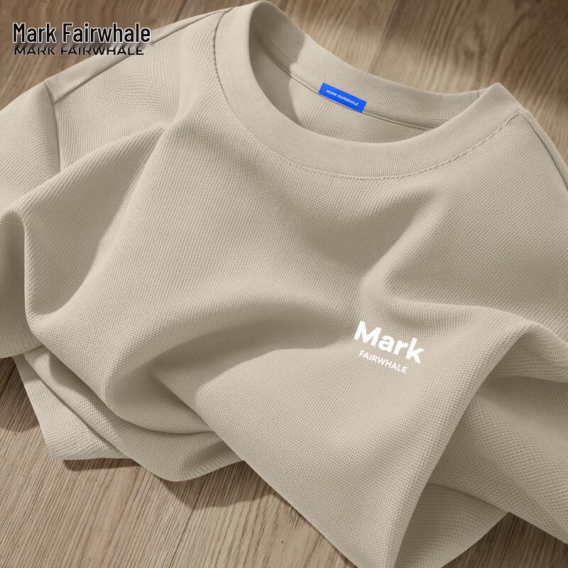 

Mark Hua Fei Men s Waffle Knit Ice Silk Oversized Short Sleeve T-Shirt L