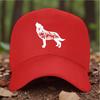 Howling Wolf Landscape Graphic Baseball Cap Polyester Outdoor Adjustable Unisex Adult Hat