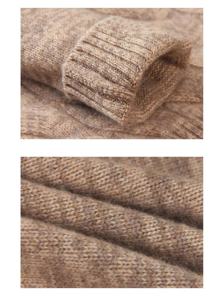 Suéter de Cachemira Little Sheep Jumping: Cálido, Grueso, Tejido Casual para Niños y Niñas