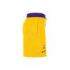 Nike Lakers Colorblock Logo Breathable Knit Sports Shorts Men Bottoms Yellow DB1954-728