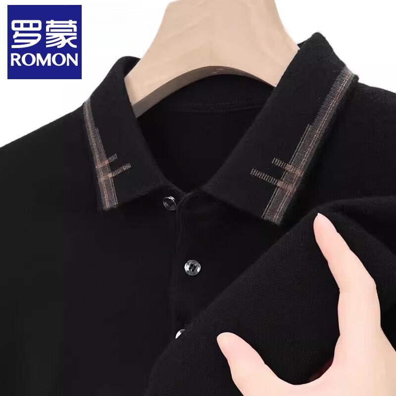 Luo Meng Men s 100% Merino Wool Polo Sweater XL