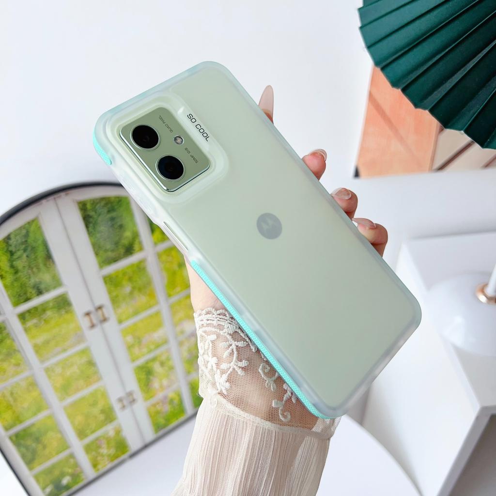 Two-tone Skin-friendly TPU Phone Case For Motorola Moto edge 40 NEO G04 G04S G24 G14 G34 G84 Edge 50 Fusion Pro Ultra TPU Cover
