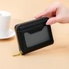 Wallet women's zipper simple Korean version short multiple card slots can hold driver's license coin wallet