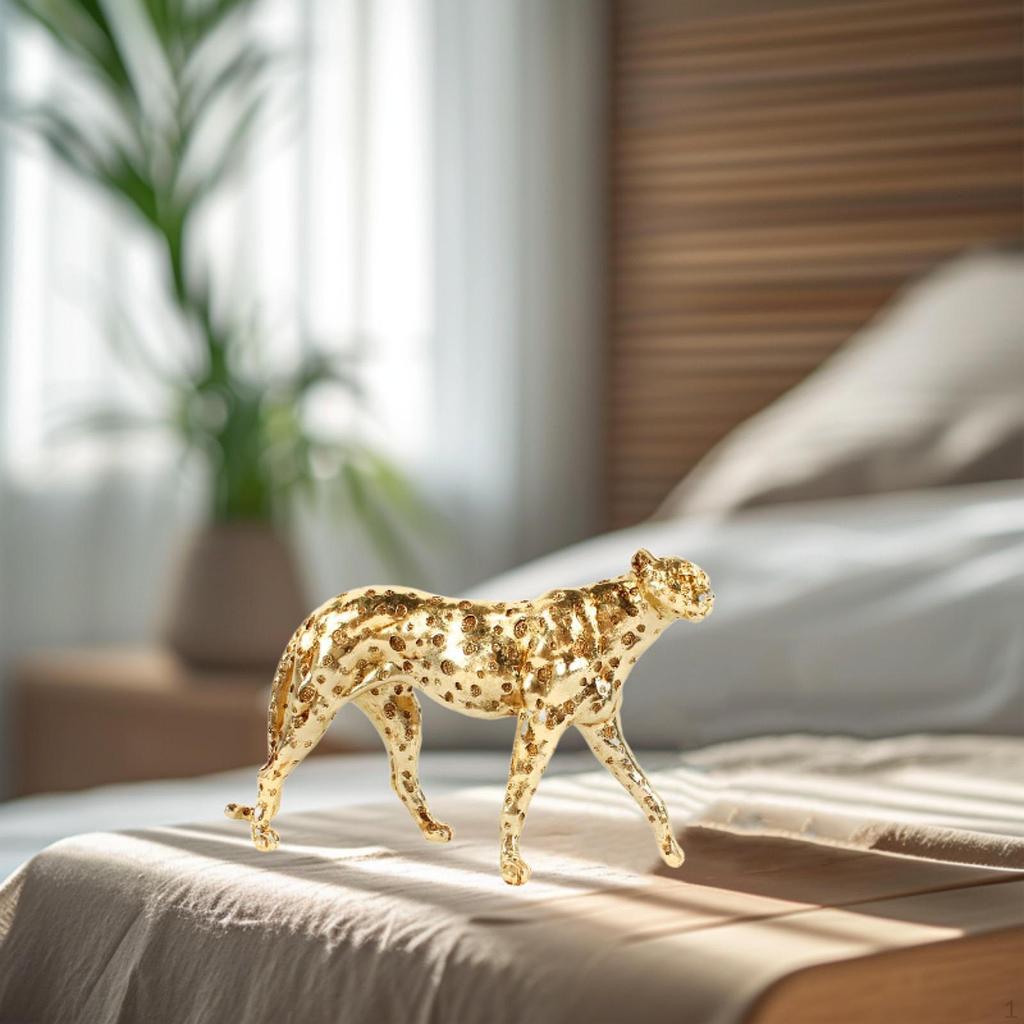 Cheetah Figurine - Animal Sculpture for Home Decor