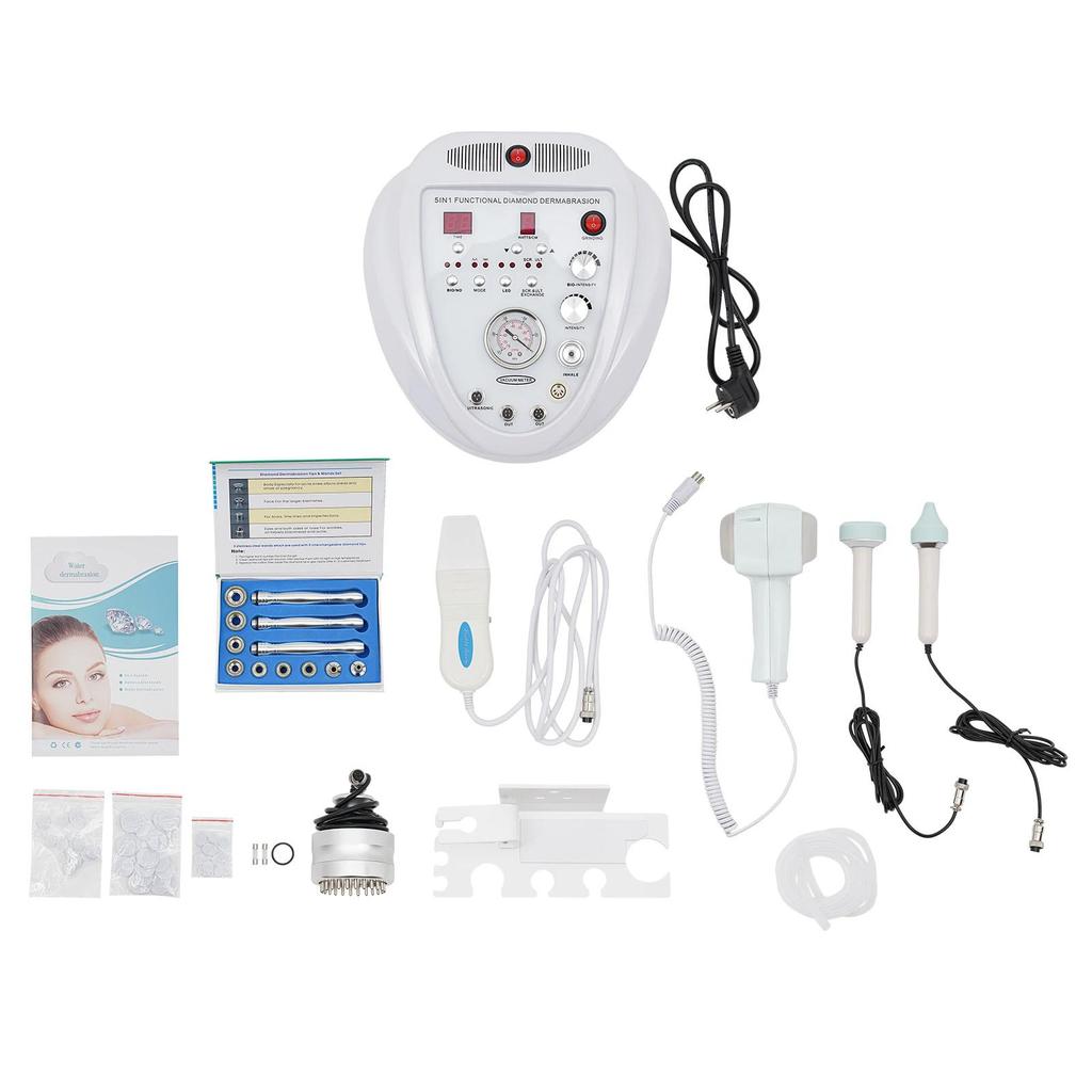 5-in-1 Diamond Microdermabrasion Device - Multi-Function Face Care, Skin Rejuvenation