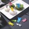 10Pcs/set Animal Fruit Fork Bento Lunch Food Grade Plastic Mini Cartoon Kids Cake Fruit Toothpick Bento Accessories Party Decoration KTY