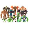 11Pcs Ben 10 Heatblast Humongousaur Rath PVC Action Figures Model Kids Toy Gift