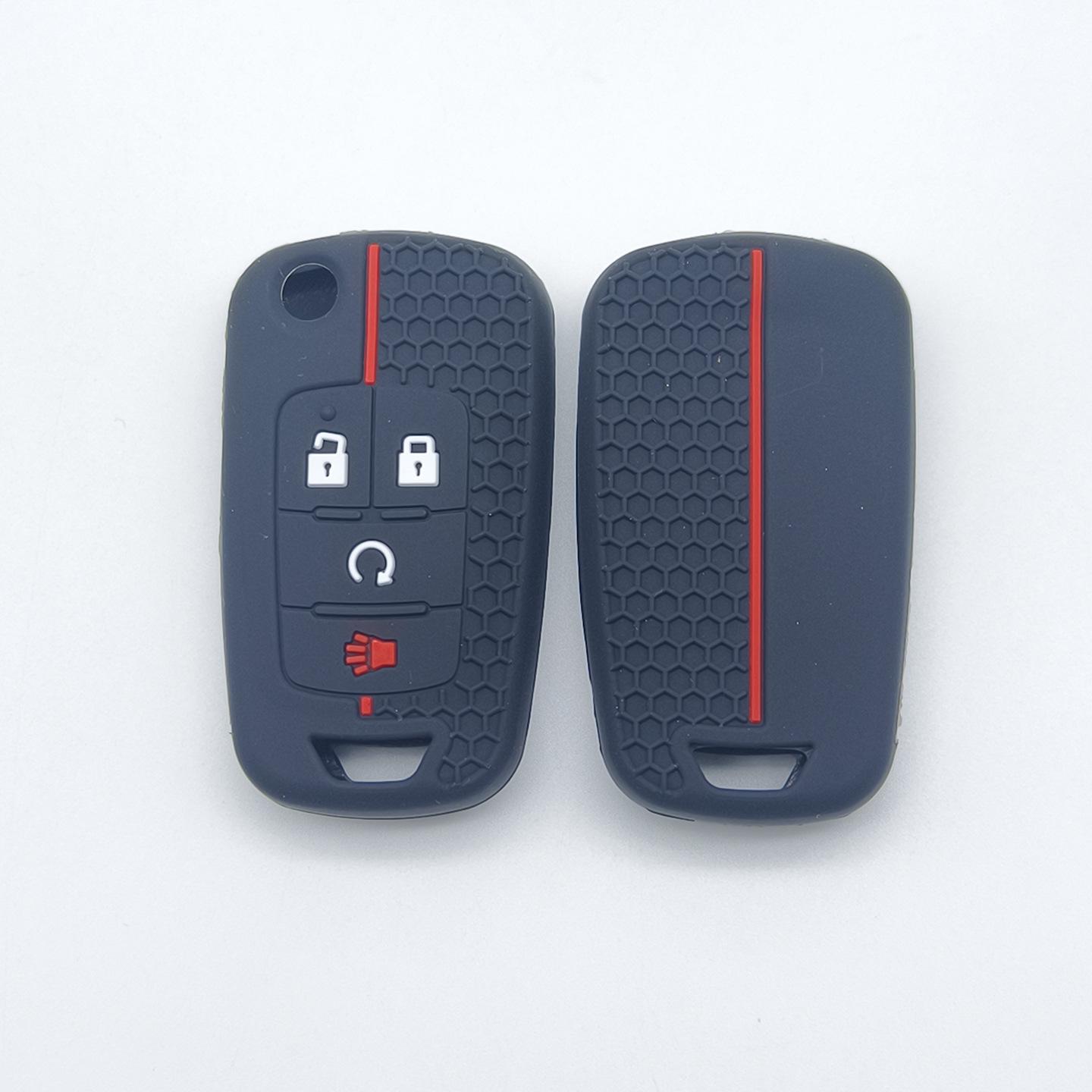 

Soft Silicone Key Cover for Buick & Chevrolet: Regal, LaCrosse, Excelle GT, Malibu чорний