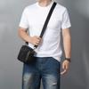 Genuine Leather Men's Single-shoulder Bag Cowhide Crossbody Bag Casual Small Backpack Men's Crossbody Bag