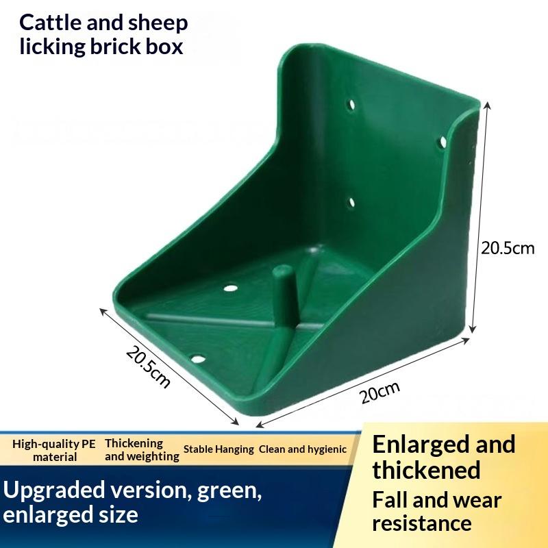 1 Pezzo Portablocco di Sale Contenitore Minerale Bestiame Pecore Cavallo Mattone da Leccata Contenitore Blocco di Sale per Bestiame Capra Blocco Minerale