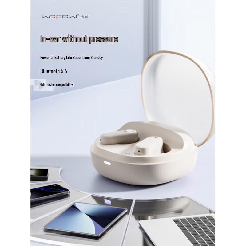 WOPOW TWS21 Open-Fit Semi-In-Ear True Wireless Bluetooth Earbuds