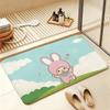 So Cute M-MonchhichiS Cartoon Short Plush Rug Carpet mat Machine Washable Soft Comfortable Anti‑Slip Floor Mat Home Decor