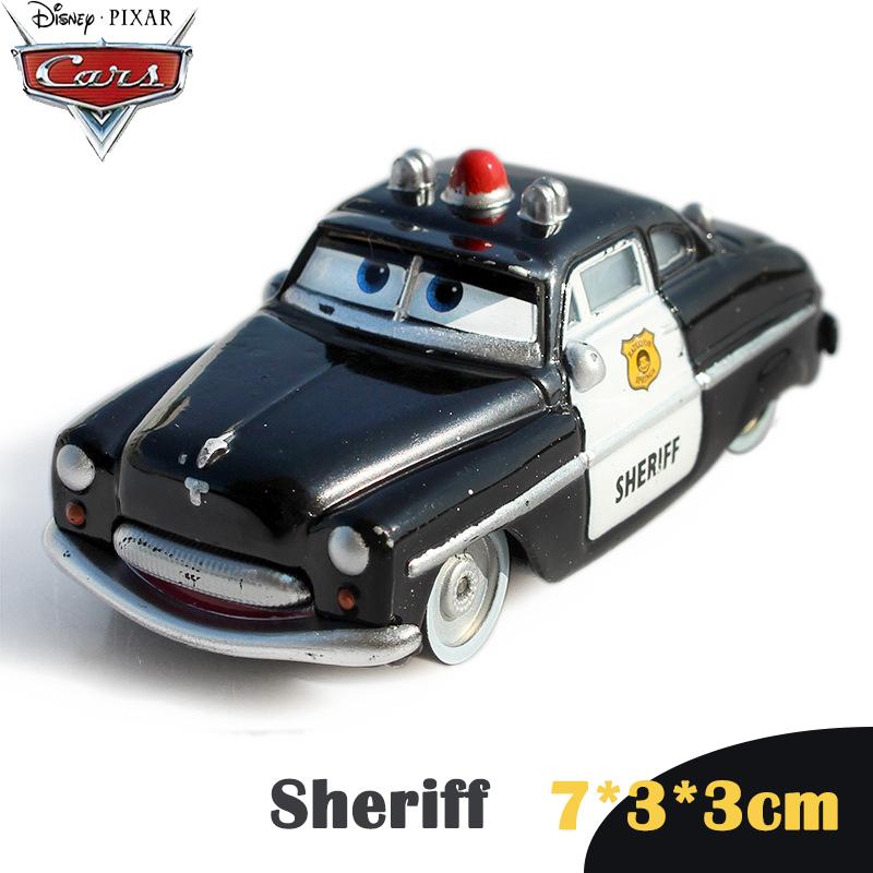 1:55 Pixar Cars 3 2 Classic Car Lightning McQueen Chick Hicks Finn Diecast Toys Children Birthday Gift Toys