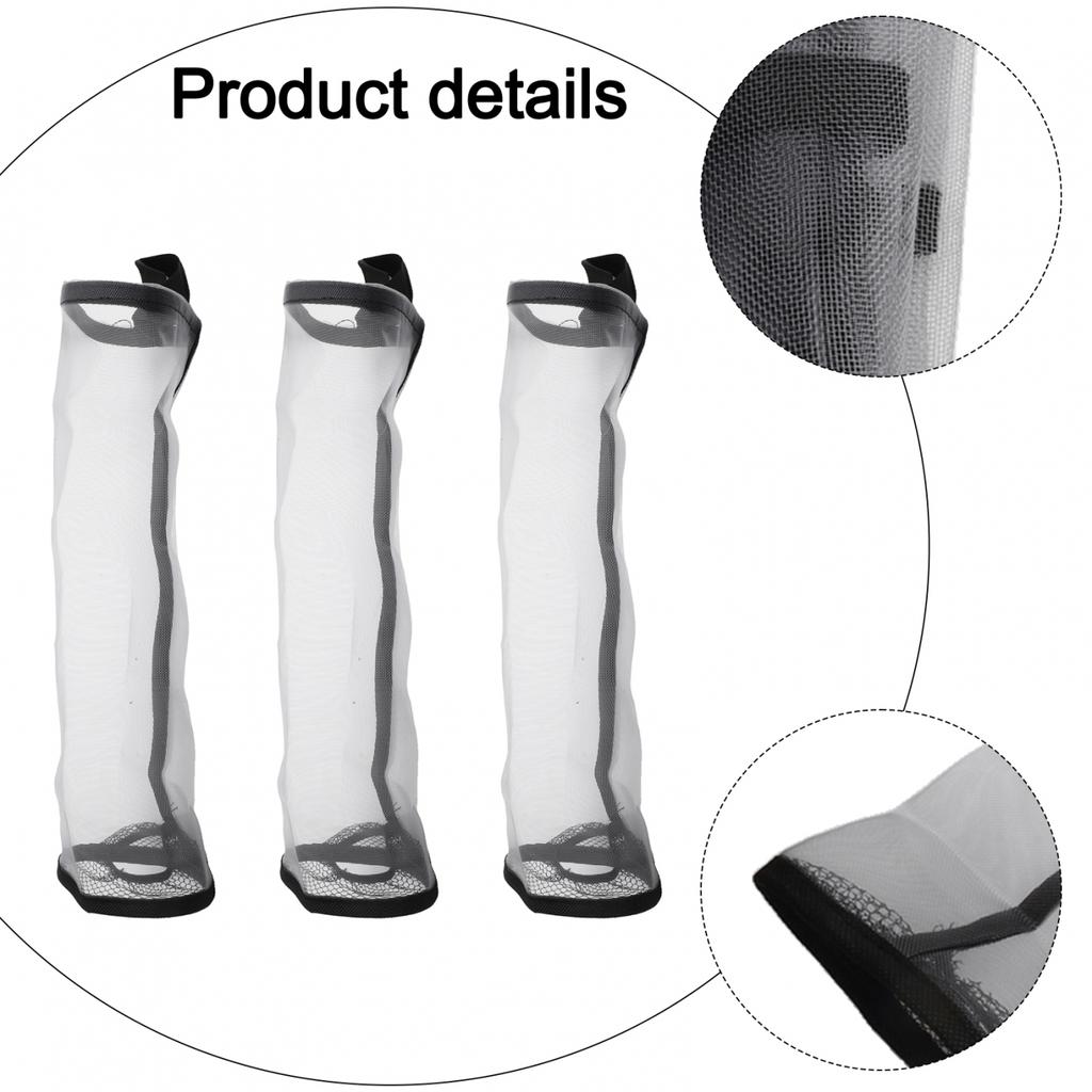 Space Saving Round Sundries Storage Bags for Kitchen Wall Mounting Set of 3